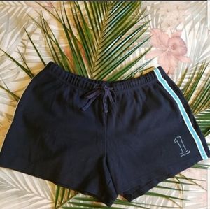 3/$25 New York & Co Cotton Shorts Black Aqua Medium